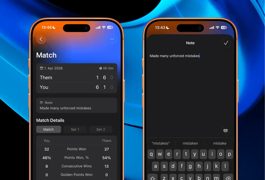 Match Notes