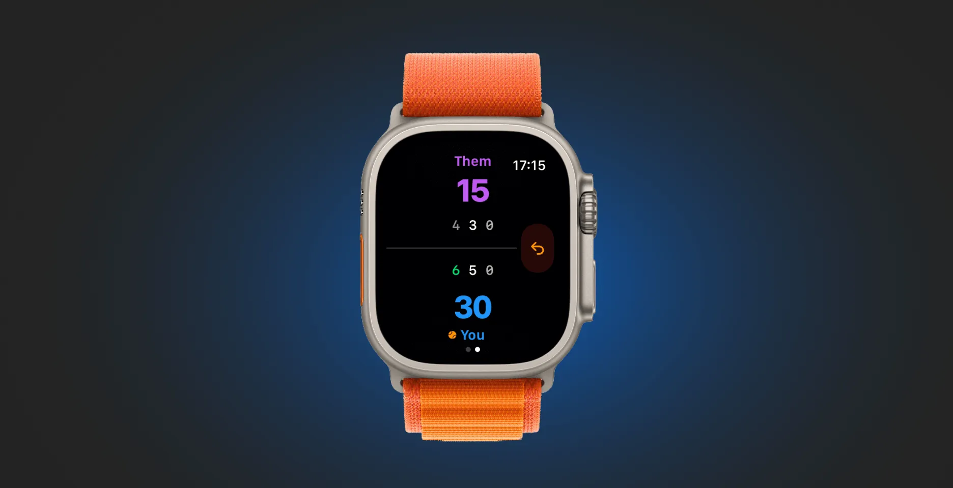 Score Tracking from Apple Watch